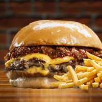 Baby Back Doble + Papas Fritas