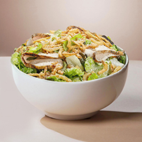 Ensalada Caesar Con Pollo Ahumado