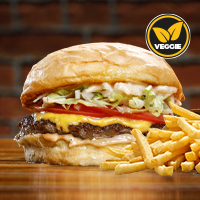 California simple Veggie + Papas Fritas